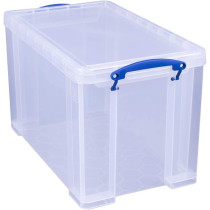 Really Useful Multipurpose Storage Box With Lid 24L, Clear