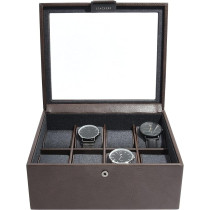 Stackers Mens 8 Pieces Watch Organizer Box