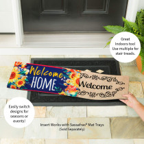 Evergreen Premium Material Welcome Home Sassafras Door Mat 22 x 10 In