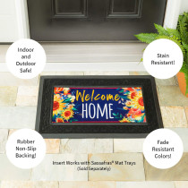 Evergreen Premium Material Welcome Home Sassafras Door Mat 22 x 10 In