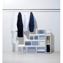 Like It Modular Drawer Storage Box 34W x 46.5D x 28H cm, White