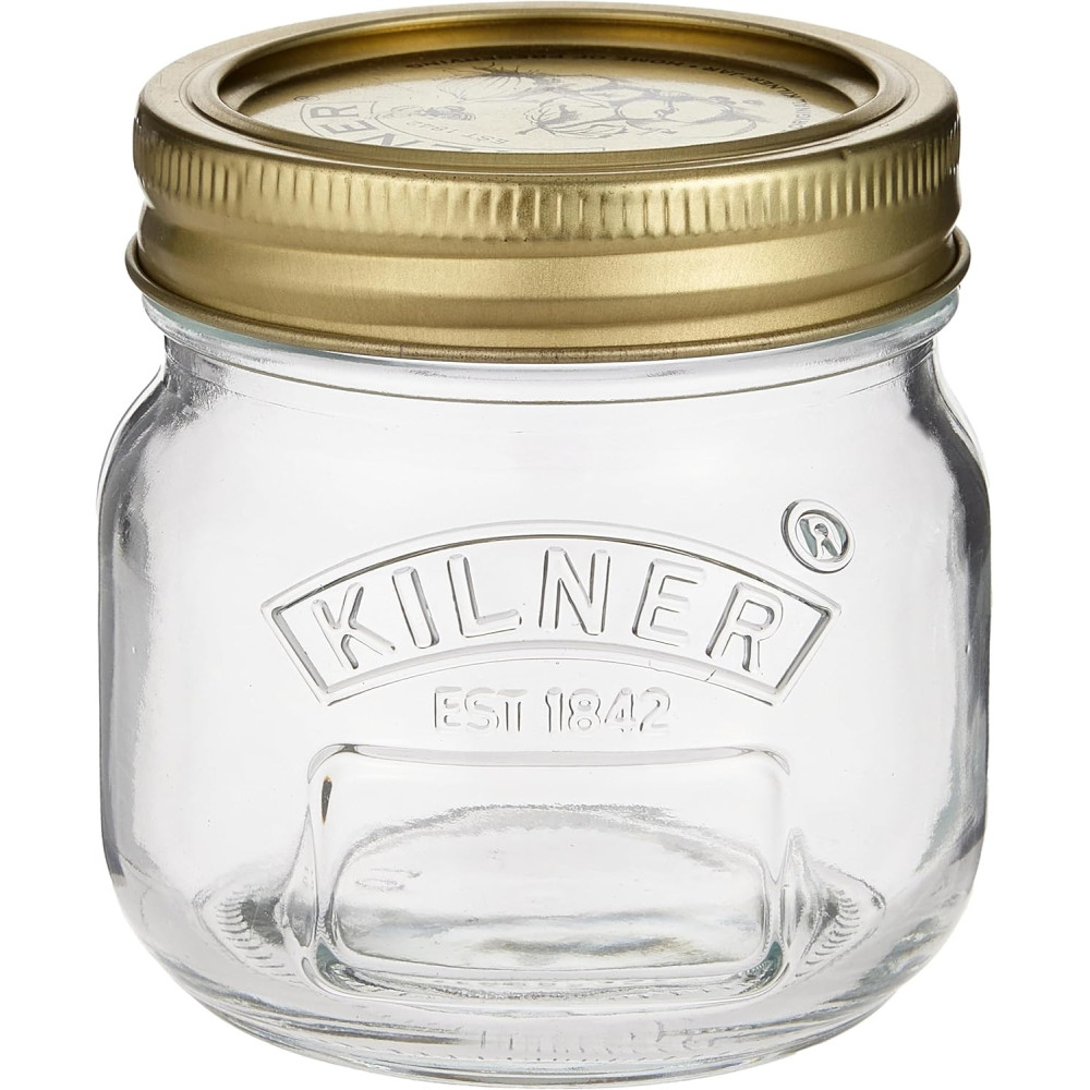 Kilner Small Glass Preserve Jar With 250ml Capacity, Clear