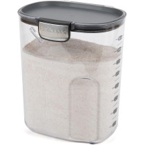 Progressive International Prepworks ProKeeper Food Storage Container, Clear/Black