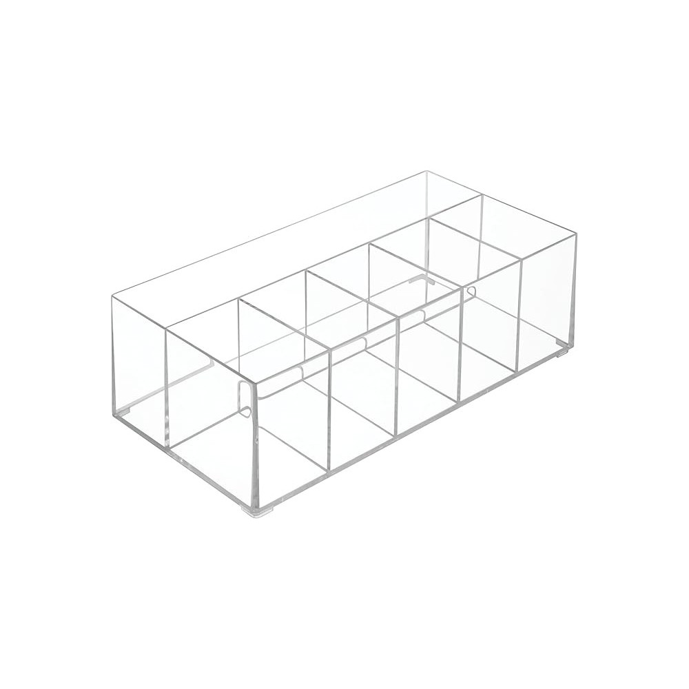 Interdesign Clarity Cosmetic And Vanity Organizer With Sections, Clear