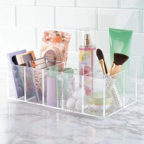 Interdesign Clarity Cosmetic And Vanity Organizer With Sections, Clear