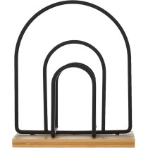 AQ RYU Bamboo Upright Napkin Holder, 22cm