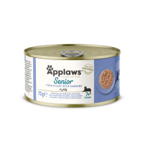 Applaws 70g Tin Tuna Fillet with Sardine Senior Wet Cat Food