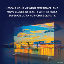 Lloyd 55 Inch Smart 4K UHD WebOS LED TV, HDR, Apple TV, Air Play, Apple Home Kits, Bezel-less Design, Magic Remote, Dolby Audio, 8 GB ROM, 1.5 GB RAM, D55US850E