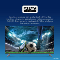 Lloyd 55 Inch Smart 4K UHD WebOS LED TV, HDR, Apple TV, Air Play, Apple Home Kits, Bezel-less Design, Magic Remote, Dolby Audio, 8 GB ROM, 1.5 GB RAM, D55US850E