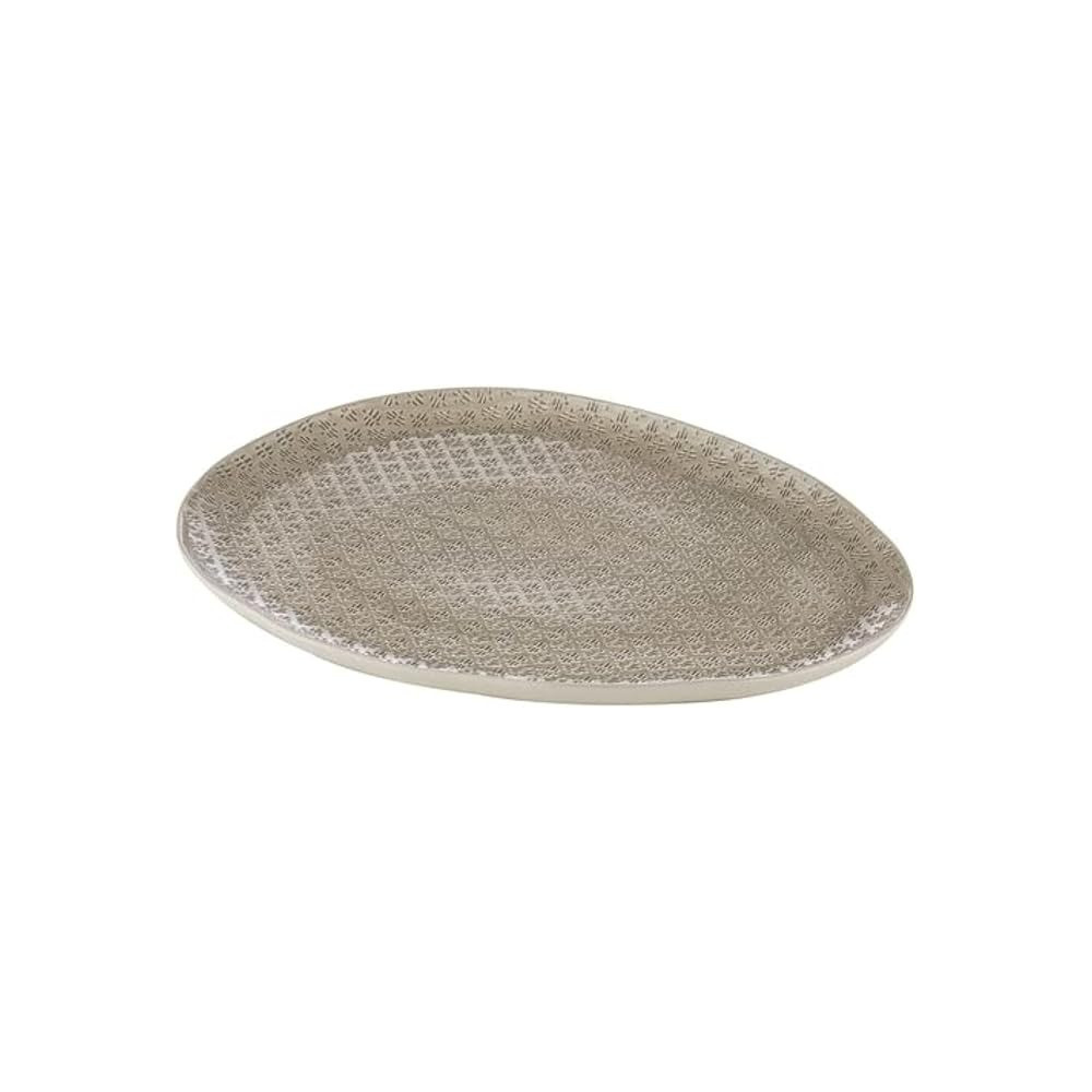 Ladelle Stylish Durable Long Lasting Large Tirari Serving Plate, 36cm