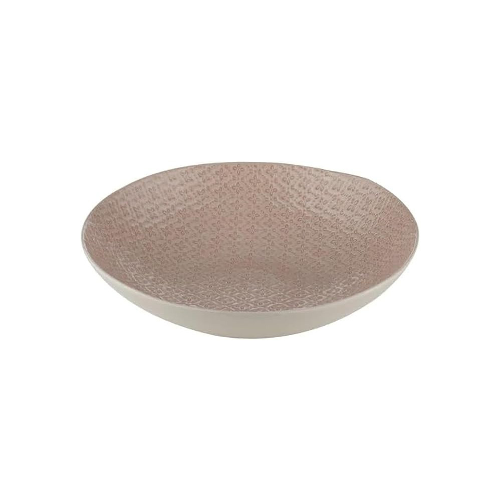 Ladelle Stylish Durable Long Lasting Large Tirari Serving Bowl 30cm, Desert Rose