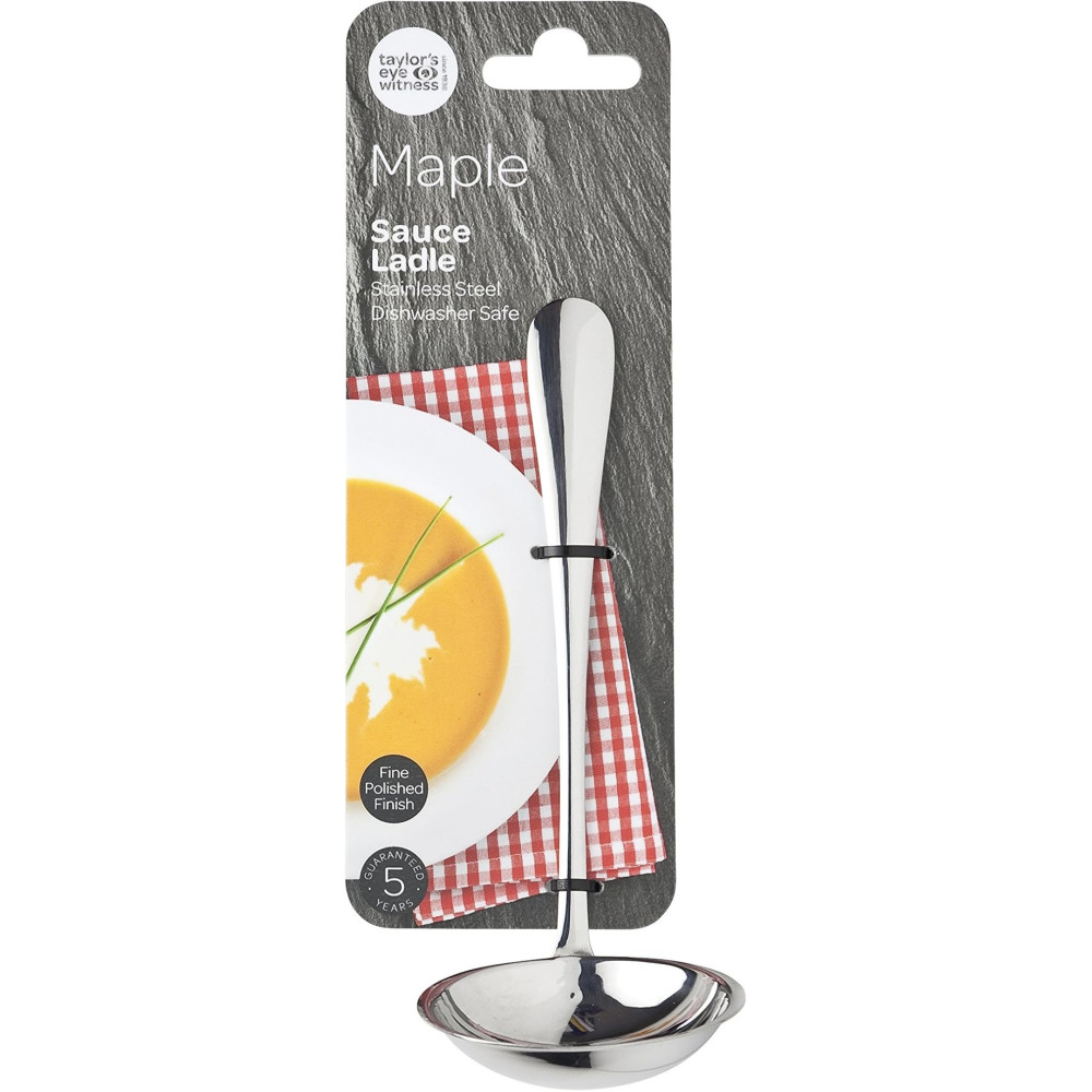 Taylors Eye Witness Stainless Sauce Ladle With Fine Polished Finish And Dishwasher Safe