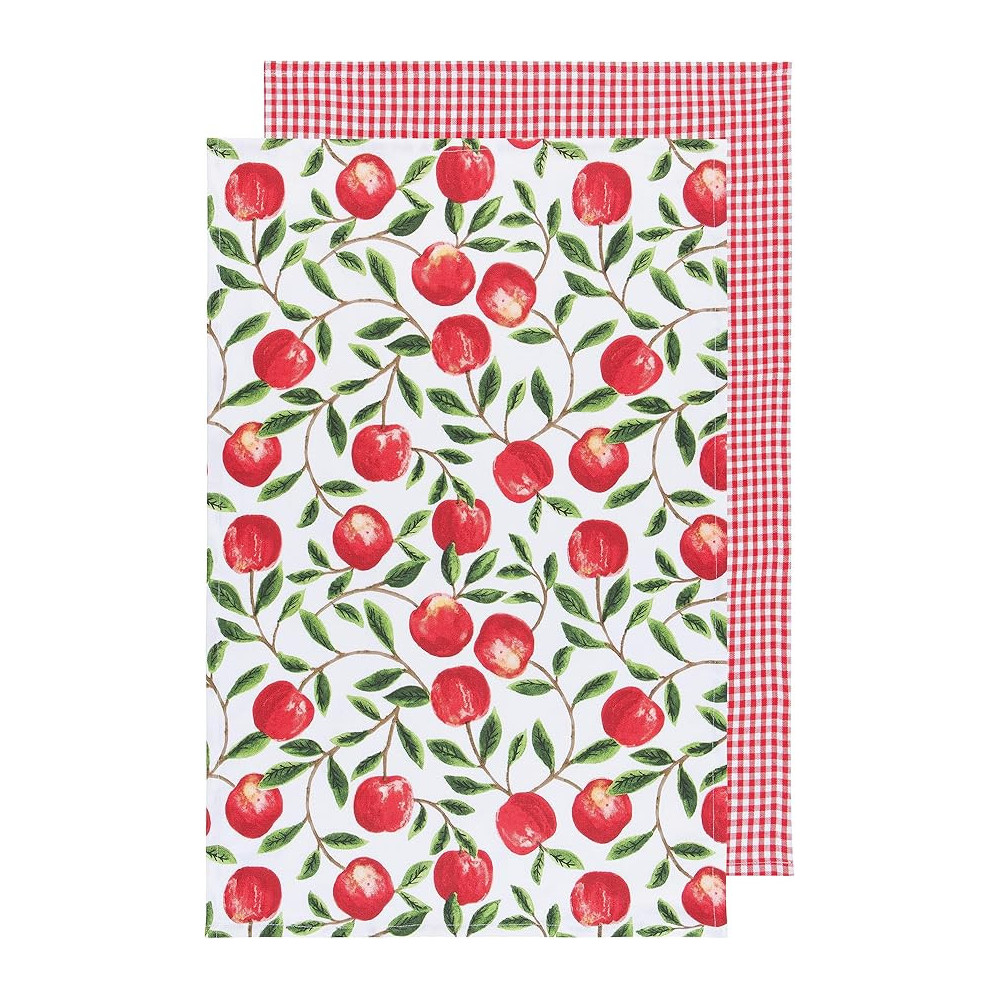 Now Designs Orchard Printed And Woven Kitchen Towel Towel Pack Of 2