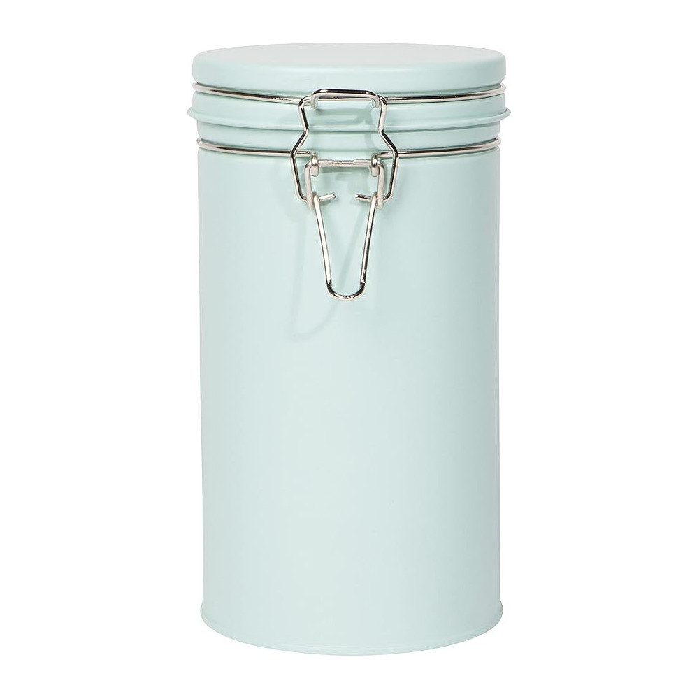 Now Designs Large Steel Canister Specialty Storage, 4 x 7 Inch, Robins Egg