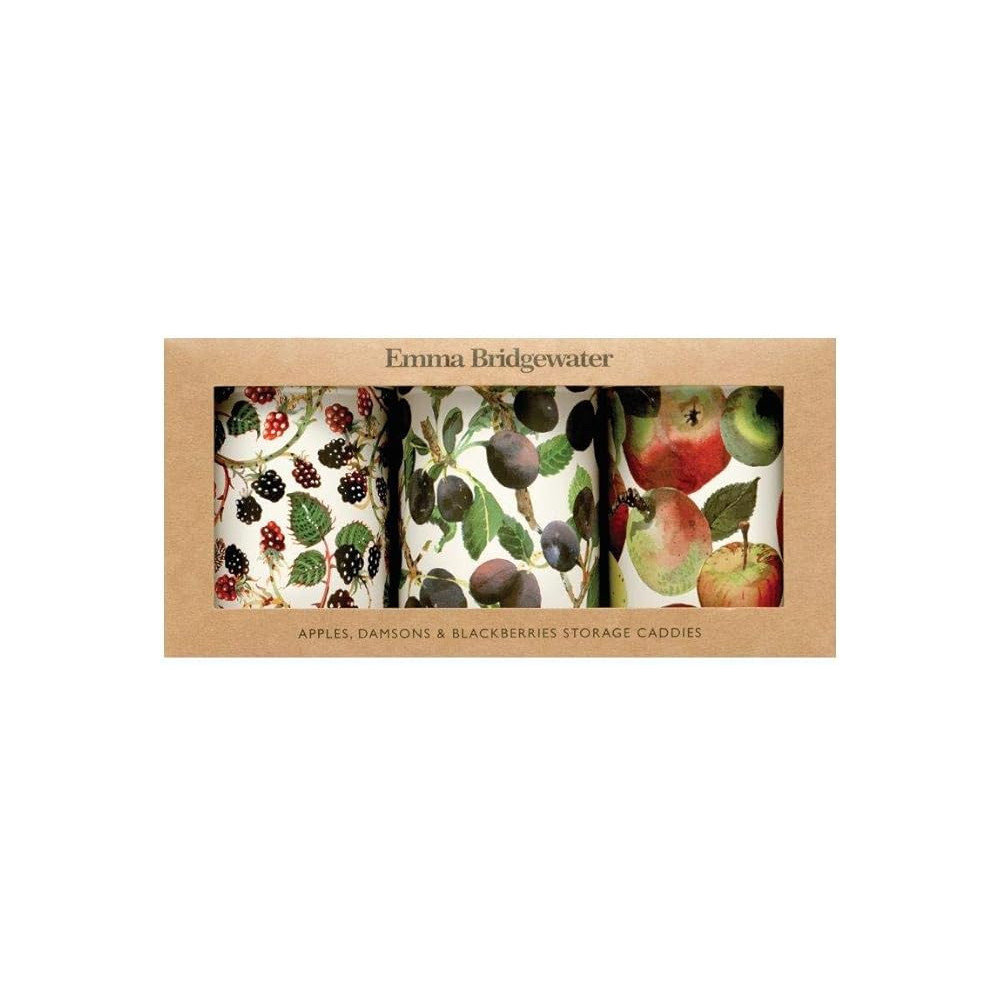 Emma Bridgewater Fruit Print Storage Caddies Canisters Pack Of 3, Multicolour