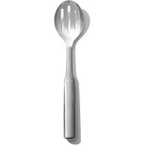 Oxo Good Grips Stainless Steel Slotted Spoon With Comfortable Handle And Non Slip Grip, Silver