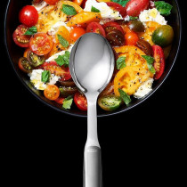 Oxo Good Grips Stainless Steel Serving Spoon With Comfortable Handle And Non Slip Grip, Silver