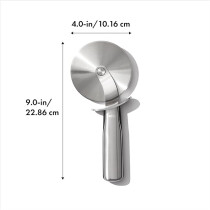 Oxo Good Grips Stainless Steel Pizza Wheel With Comfortable Handle And Non Slip Grip, Silver