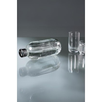 Aarke Premium Glass Bottle In Polished Steel For Carbonator Pro Machine