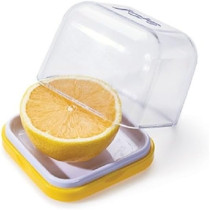 Joie Stackable Lemon Storing Container To Store Leftover Lemons And Dips