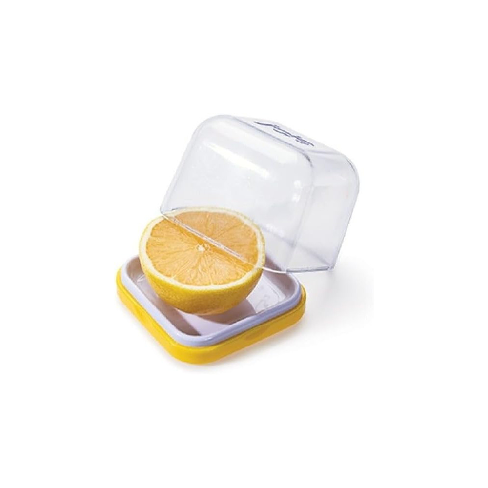 Joie Stackable Lemon Storing Container To Store Leftover Lemons And Dips