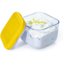 Joie Stackable Lemon Storing Container To Store Leftover Lemons And Dips