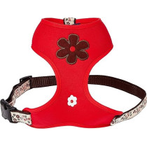 Bobby Flower Dog Harness T-Shirt For Dogs, Red, Large