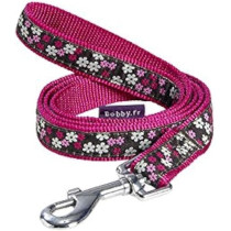 Bobby Flower Pattern Leash For Dogs, Pink, Size 20