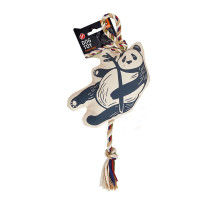 Fofos Panda Flossy Rope Toy For Dogs