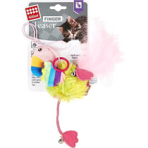 Gigwi Finger Teaser Bird Toy For Cat, Multicolour