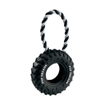 Ferplast PA 6430 Cotton And Rubber Tyre Dog Toy