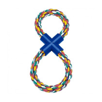 Ferplast PA 6530 Twisted Cotton Dog Toy, 2 X 35 Cm, Multi-Colour