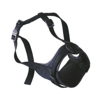 Ferplast Safe Adjustable Dog Muzzle Boxer, Xl, Black