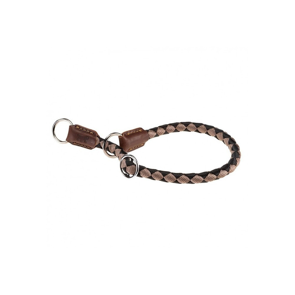 Ferplast Twist Collar, Made Of Colourful Braided Nylon Rope, Cs 12/35, Brown