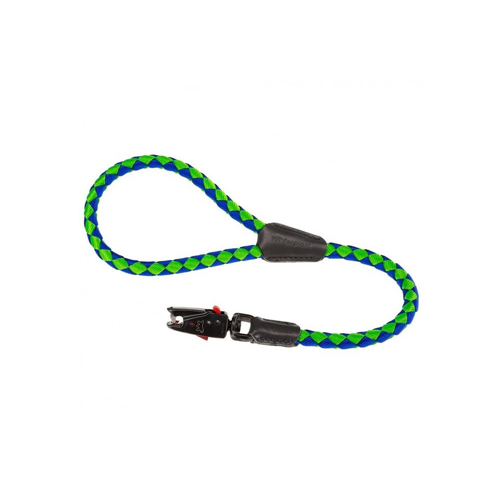 Ferplast Twist Matic Lead Gm 12/60, Sturdy Twisted Nylon Rope Leash, Blue