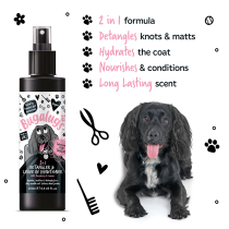 Bugalugs 2 in 1 Raspberry And Lemon Detangler And Leave in Conditioner, 200ml