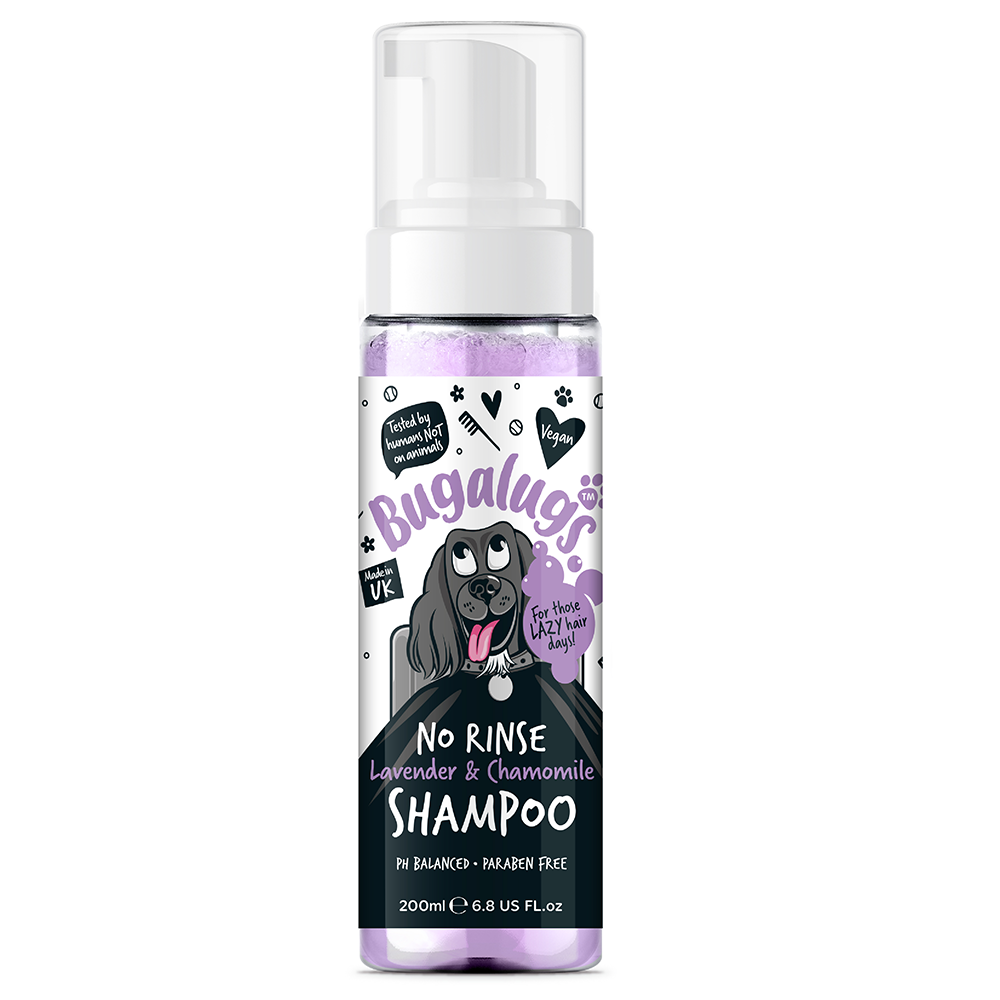 Bugalugs Lavender And Chamomile No Rinse Dog Shampoo, 200ml