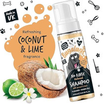 Bugalugs Oatmeal Coconut And Lime No Rinse Dog Shampoo, 200ml
