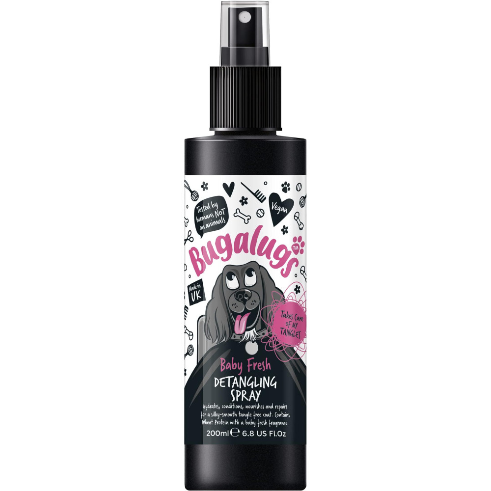 Bugalugs Baby Fresh Detangling Spray For Dog, 200ml