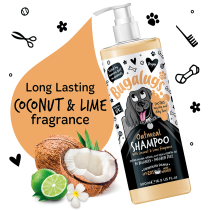 Bugalugs Oatmeal Dog Shampoo, Moisturizing, 500ml