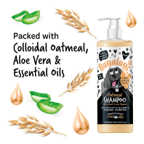 Bugalugs Oatmeal Dog Shampoo, Moisturizing, 500ml