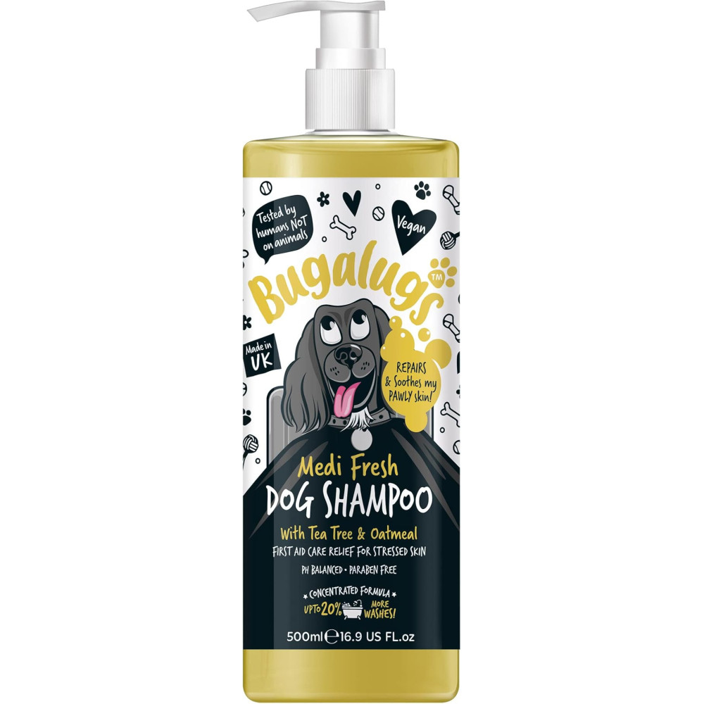 Bugalugs Medi Fresh Dog Shampoo Moisturizing, 500ml