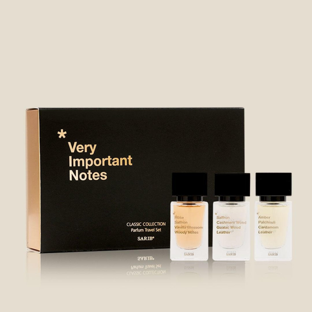 Very Important Notes Classic Collection Parfum Travel, Set of 3 x 30ml