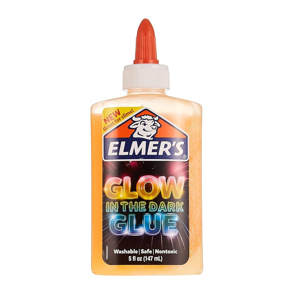 Elmers Washable Safe And Nontoxic Glow In The Dark Glue, 147ml
