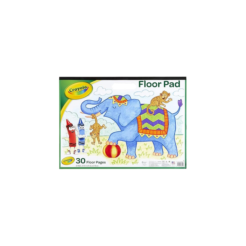 Crayola Giant Floor Pad Drawing Book With 30 Pages, 22 x 16 Inch