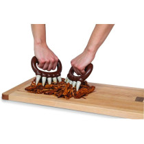 Joie Kitchen Gadgets Bear Meat Claws With Comfortable Grip To Shred Meat, Brown
