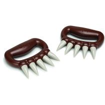 Joie Kitchen Gadgets Bear Meat Claws With Comfortable Grip To Shred Meat, Brown