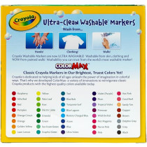 Crayola The Big Washable Markers Pack Of 40 pcs, Multicolour