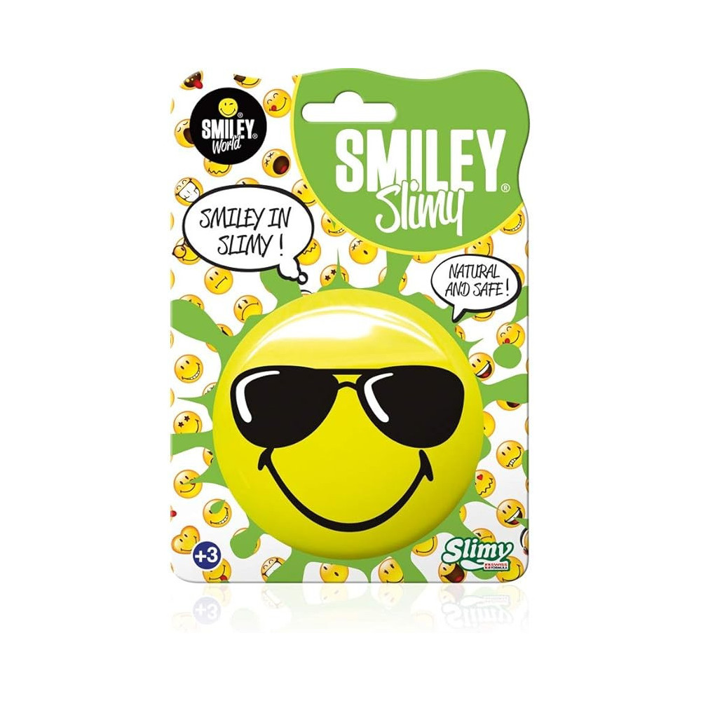 Slimy Natural And Safe Smiley Emoji Blister Card Slime, 170g
