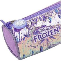 Disney Frozen Discover The Truth Round Pencil Case, Purple Shade